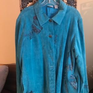 Chico’s suede jacket
